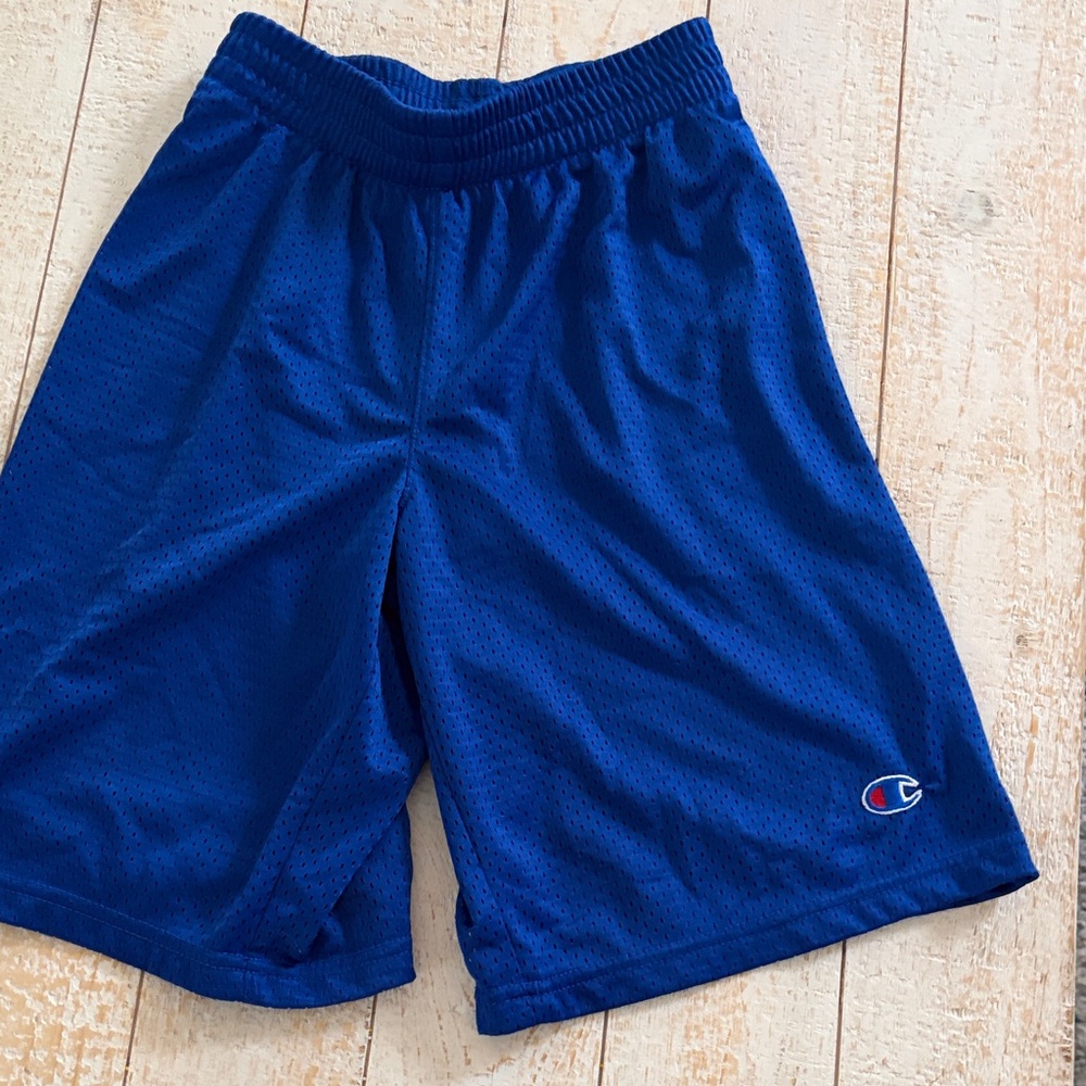 Champion Mens Royal Blue Mesh Shorts
